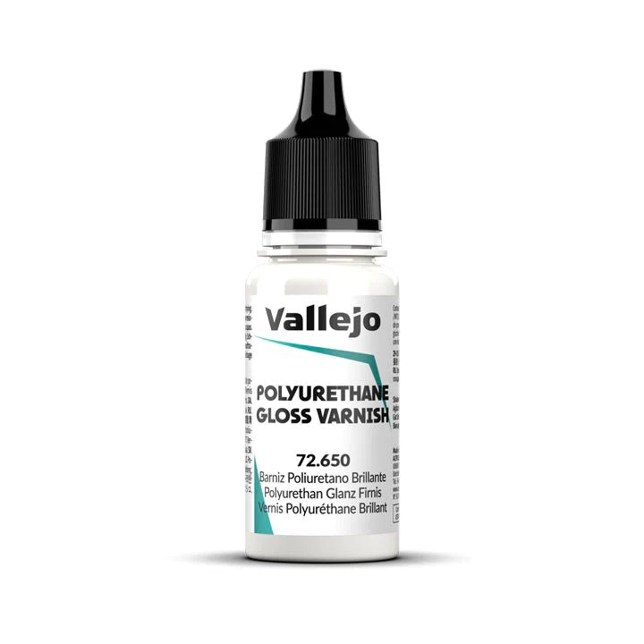 Polyurethane Gloss Varnish 18ml (72650) | Vallejo - Con T de Tlacuache - Vallejo