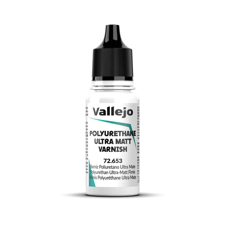 Polyurethane Ultra Mate Varnish 18ml (72653) | Vallejo - Con T de Tlacuache - Vallejo