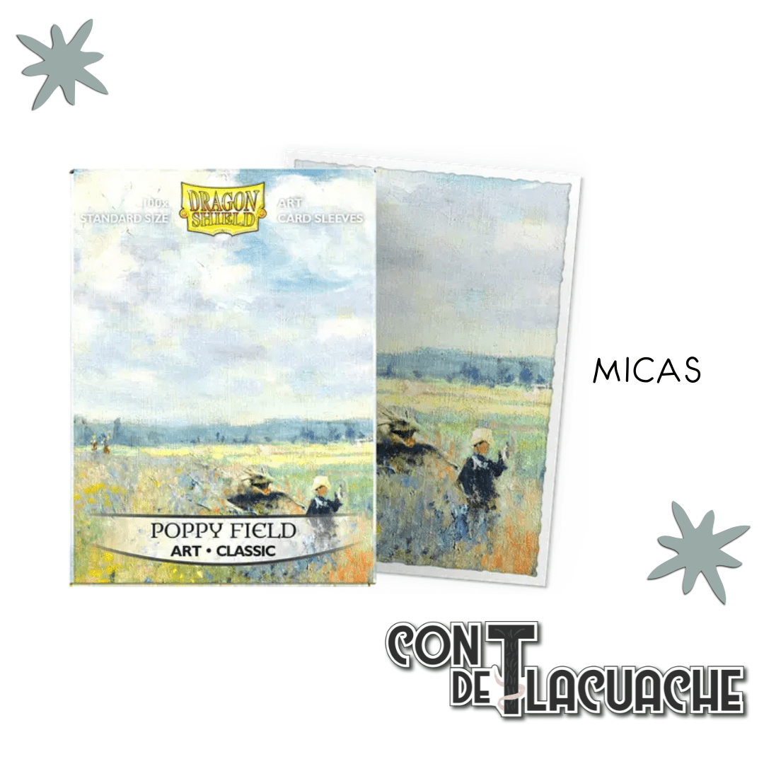 Poppy Field Classic Art Standard 100pz | Dragon Shield - Con T de Tlacuache - Dragonshield