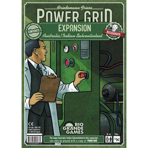 Power Grid Recharged Australia/Indian Subcontinent - Con T de Tlacuache - Rio Grande Games