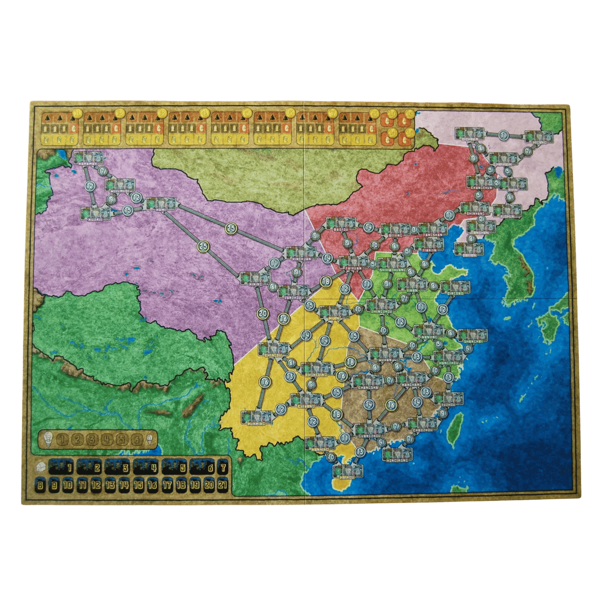 Power Grid Recharged China/Korea - Con T de Tlacuache - Rio Grande Games