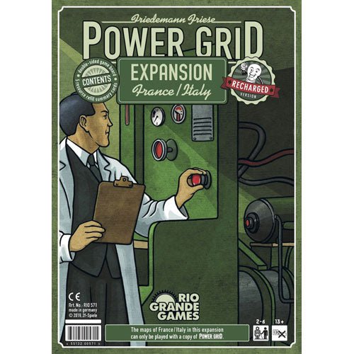 Power Grid Recharged France/Italy - Con T de Tlacuache - Rio Grande Games