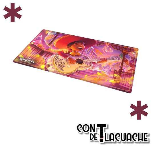 PREVENTA Disney Lorcana: Hyperia City Playmat - Miguel Rivera - Con T de Tlacuache - Ravensburger