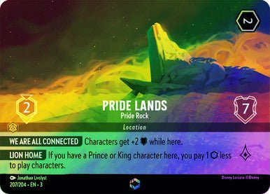 Pride Lands - Pride Rock (Inkwash Foil) - Con T de Tlacuache - Ravensburger