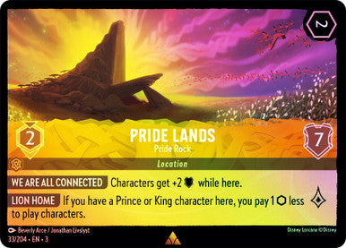 Pride Lands - Pride Rock (Cold Foil)