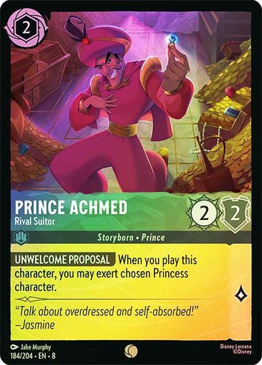 Prince Achmed - Rival Suitor (Cold Foil) - Con T de Tlacuache - Ravensburger