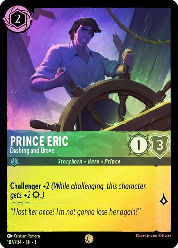 Prince Eric - Dashing and Brave ( Cold Foil ) - Con T de Tlacuache - Ravensburger
