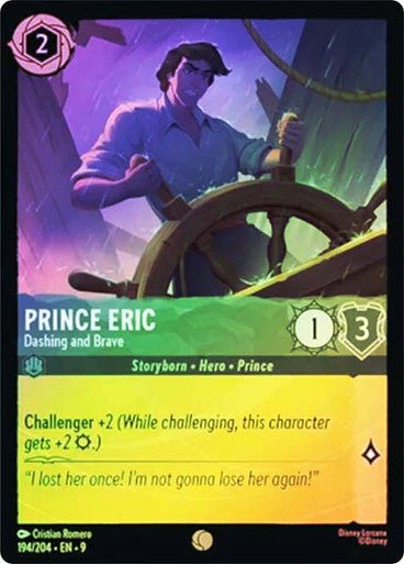 Prince Eric - Dashing and Brave (Cold Foil) - Con T de Tlacuache - Ravensburger