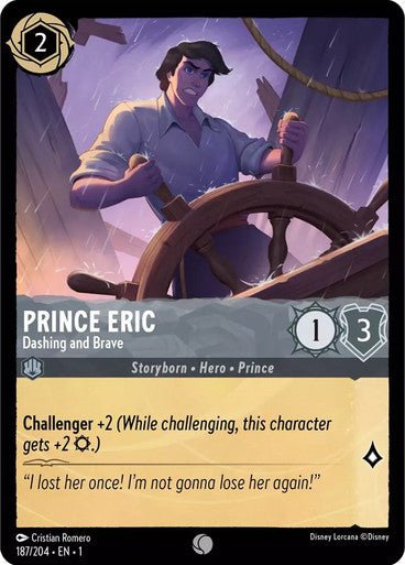 Prince Eric - Dashing and Brave ( Non - foil ) - Con T de Tlacuache - Ravensburger