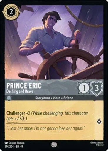 Prince Eric - Dashing and Brave (Non - foil) - Con T de Tlacuache - Ravensburger