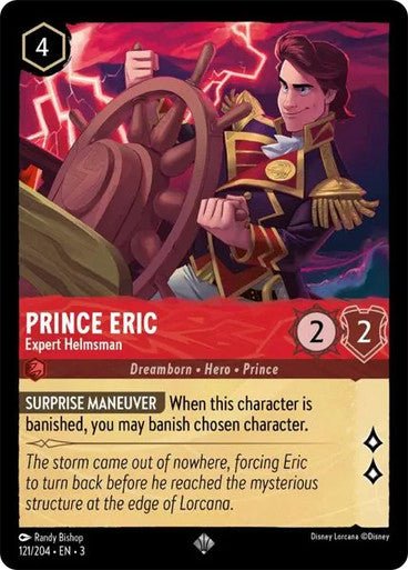 Prince Eric - Expert Helmsman (Non - foil) - Con T de Tlacuache - Ravensburger