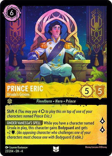 Prince Eric - Ursula's Groom ( Cold Foil ) | Ravesburger - Con T de Tlacuache - Ravensburger