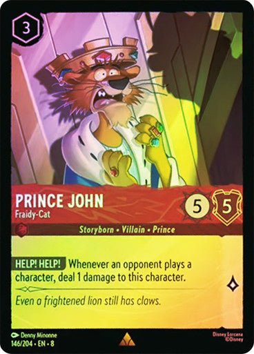 Prince John - Fraidy - Cat (Cold Foil) - Con T de Tlacuache - Ravensburger