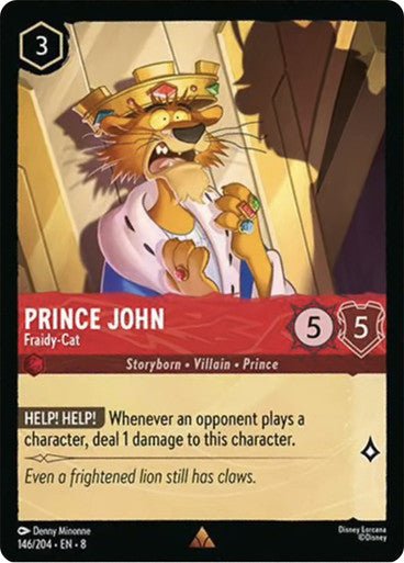 Prince John - Fraidy - Cat (Non - foil) - Con T de Tlacuache - Ravensburger
