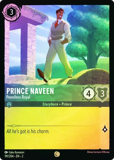 Prince Naveen - Penniless Royal (Cold Foil) - Con T de Tlacuache - Ravensburger