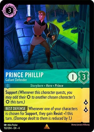 Prince Phillip - Gallant Defender ( Cold Foil ) | Ravesburger - Con T de Tlacuache - Ravensburger
