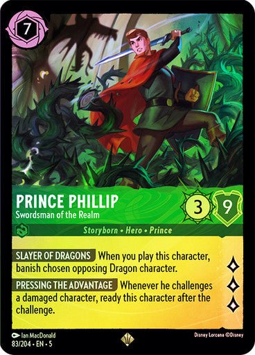 Prince Phillip - Swordsman of the Realm (Cold Foil ) - Con T de Tlacuache - Ravensburger