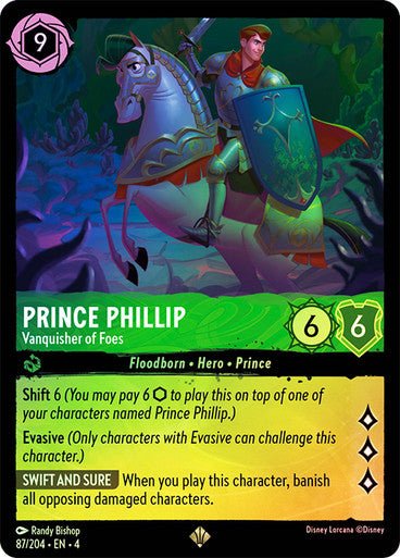 Prince Phillip - Vanquisher of Foes ( Cold Foil ) | Ravesburger - Con T de Tlacuache - Ravensburger