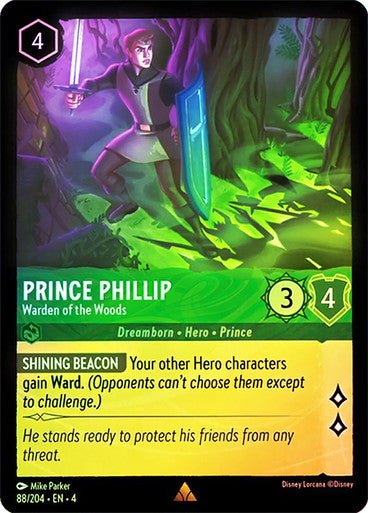 Prince Phillip - Warden of the Woods ( Cold Foil ) | Ravesburger - Con T de Tlacuache - Ravensburger