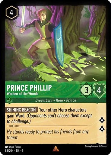Prince Phillip - Warden of the Woods ( Non - foil ) | Ravesburger - Con T de Tlacuache - Ravensburger