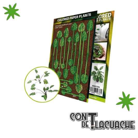 Printed Plants - MONSTERA plant (laser cut) | Green Stuff World - Con T de Tlacuache - Green Stuff World