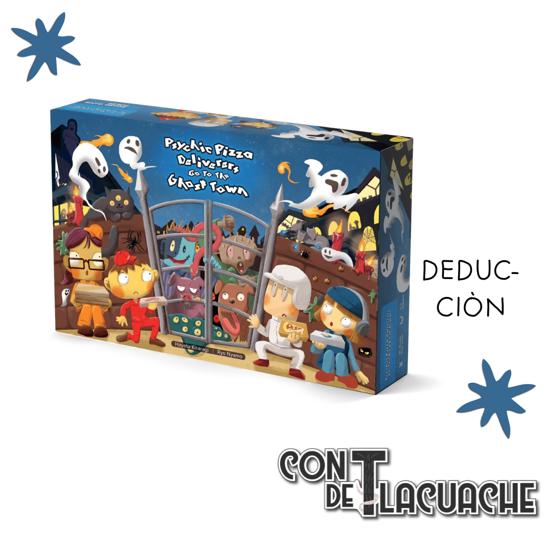 Psychic Pizza Deliverers Go to the Ghost Town | Boardgame Tables - Con T de Tlacuache - Con T de Tlacuache