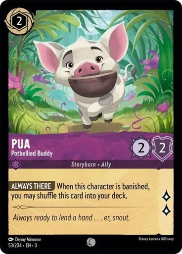 Pua - Potbellied Buddy (Non - foil) - Con T de Tlacuache - Ravensburger