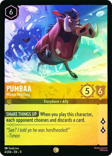 Pumbaa (Cold Foil) | Ravensburger - Con T de Tlacuache - Ravensburger