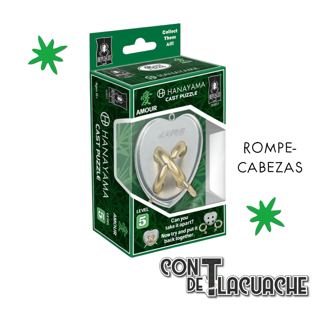 Puzzle: Amour Lvl 5 | Hanayama - Con T de Tlacuache - Hanayama