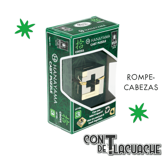 Puzzle: Cross Lvl 3 | Hanayama - Con T de Tlacuache - Hanayama