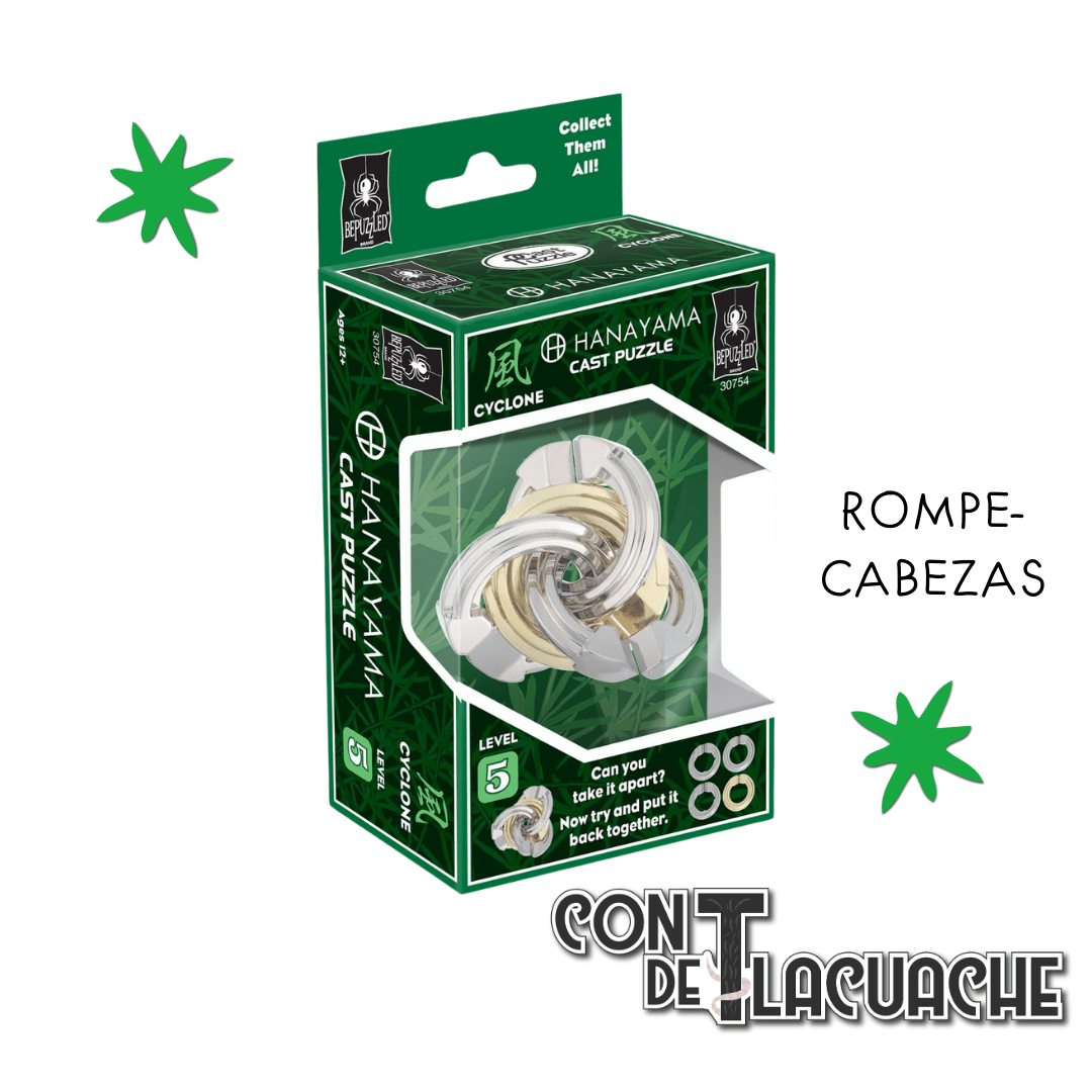 Puzzle: Cyclone Lvl 5 | Hanayama - Con T de Tlacuache - Hanayama
