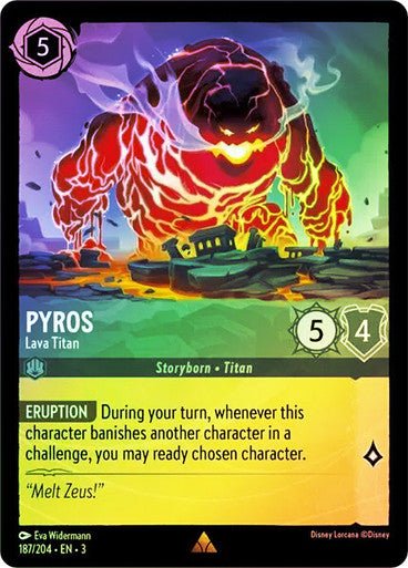 Pyros - Lava Titan (Cold Foil) - Con T de Tlacuache - Ravensburger
