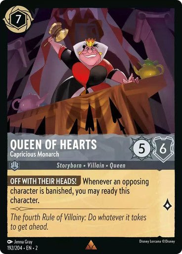 Queen of Hearts - Capricious Monarch (Non - foil) - Con T de Tlacuache - Ravensburger