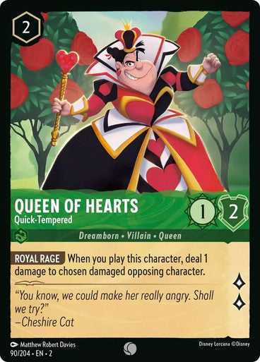 Queen of Hearts - Quick-Tempered (Non-foil)