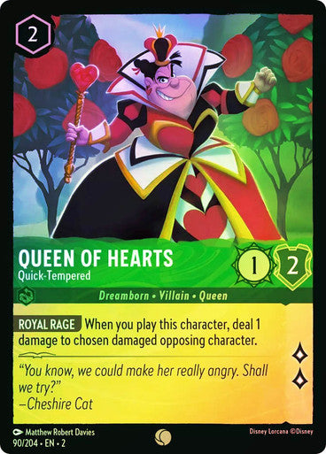 Queen of Hearts - Quick-Tempered (Cold Foil)