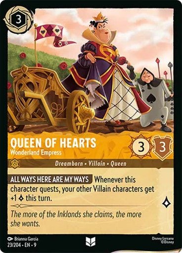 Queen of Hearts - Wonderland Empress (Non - foil) - Con T de Tlacuache - Ravensburger