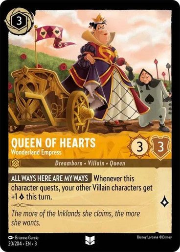 Queen of Hearts - Wonderland Empress (Non - foil) - Con T de Tlacuache - Ravensburger