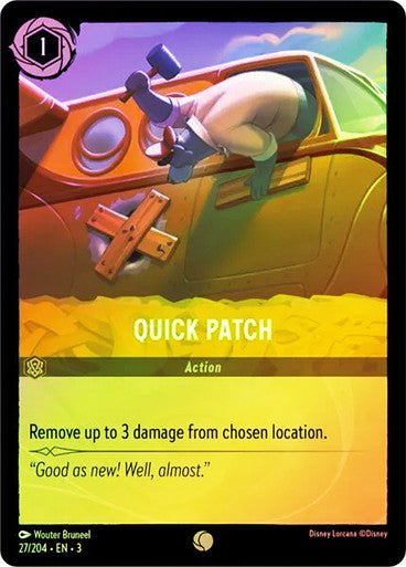 Quick Patch (Cold Foil) - Con T de Tlacuache - Ravensburger