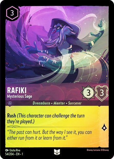 Rafiki - Mysterious Sage ( Cold Foil ) - Con T de Tlacuache - Ravensburger