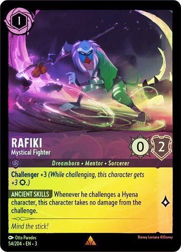 Rafiki - Mystical Fighter (Cold Foil) - Con T de Tlacuache - Ravensburger