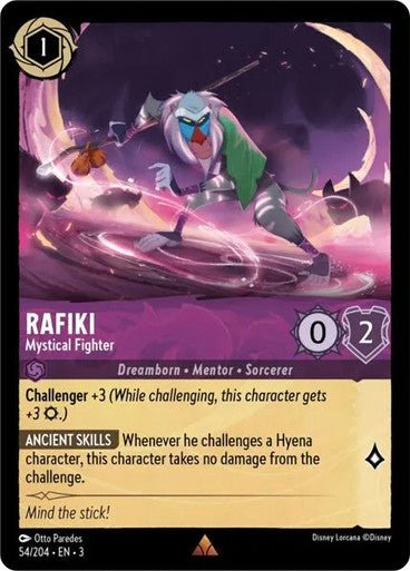 Rafiki - Mystical Fighter (Non - foil) - Con T de Tlacuache - Ravensburger