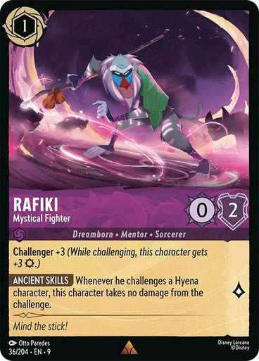 Rafiki - Mystical Fighter (Non - foil) - Con T de Tlacuache - Ravensburger