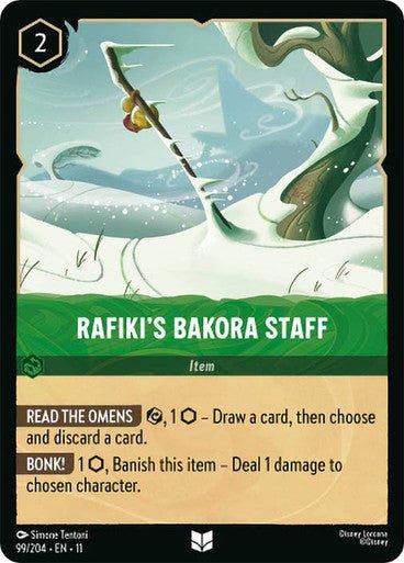 Rafiki's Bakora Staff (Non - foil) | Ravensburger - Con T de Tlacuache - Ravensburger