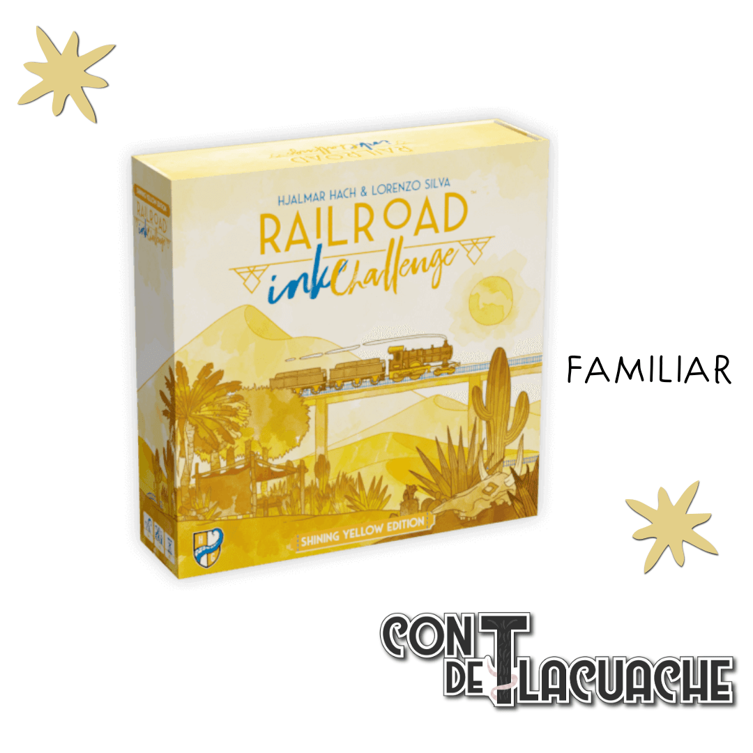 Railroad Ink Challenge: Shining Yellow | Horrible Guild - Con T de Tlacuache - Horrible Guild