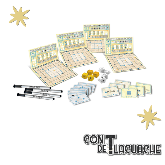 Railroad Ink Challenge: Shining Yellow | Horrible Guild - Con T de Tlacuache - Horrible Guild