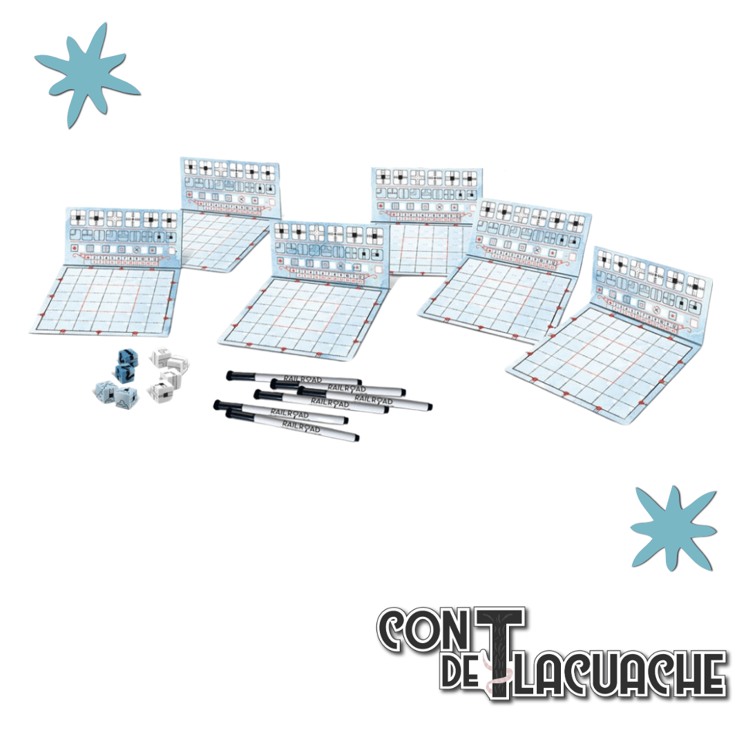 Railroad Ink: Deep Blue Edition | Horrible Guild - Con T de Tlacuache - Horrible Guild