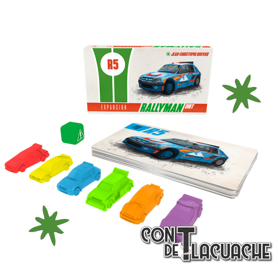 Rallyman Dirt: R5 (Expansión) | Devir - Con T de Tlacuache - Devir