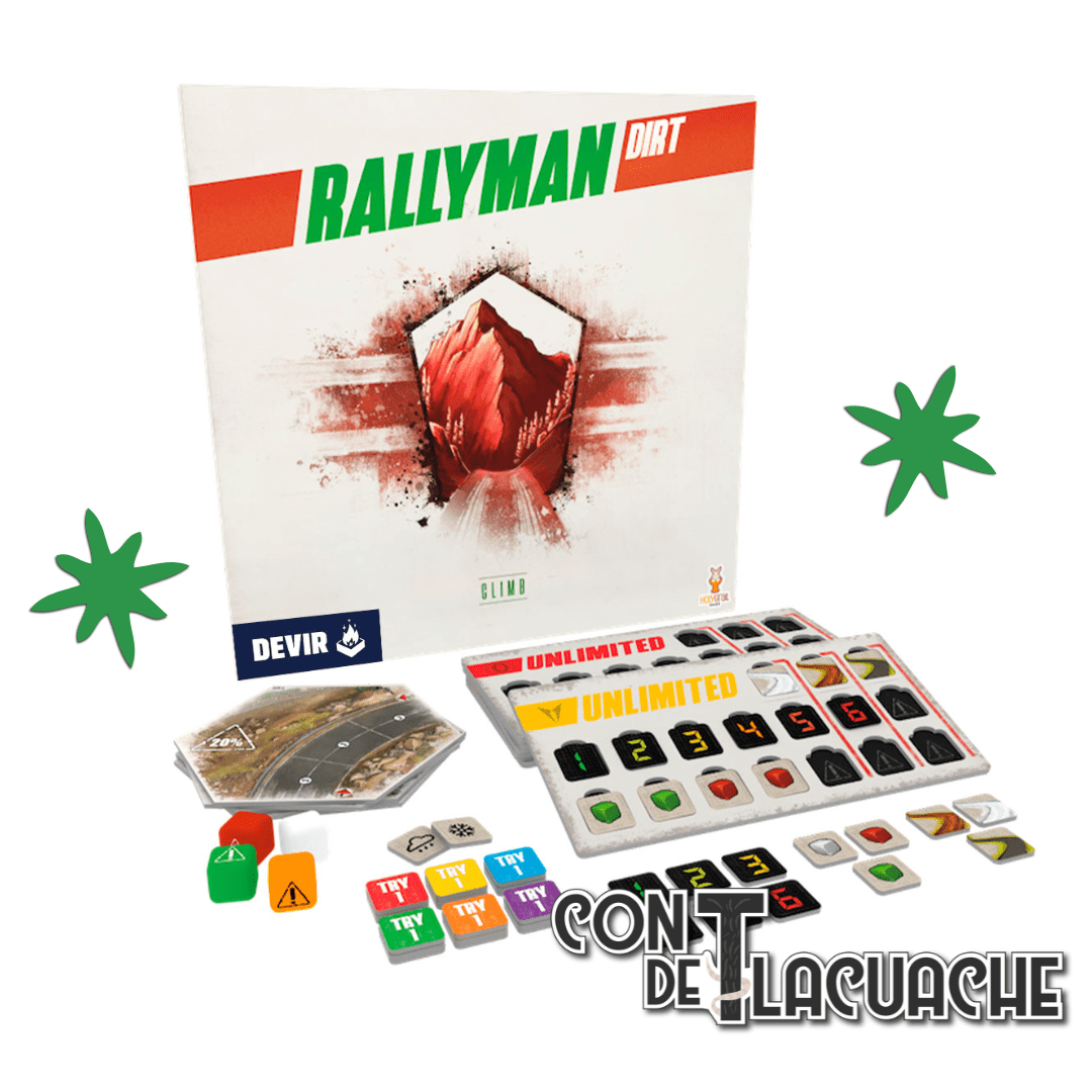 Rallyman Dirt: The Climb (Expansión) | Devir - Con T de Tlacuache - Devir