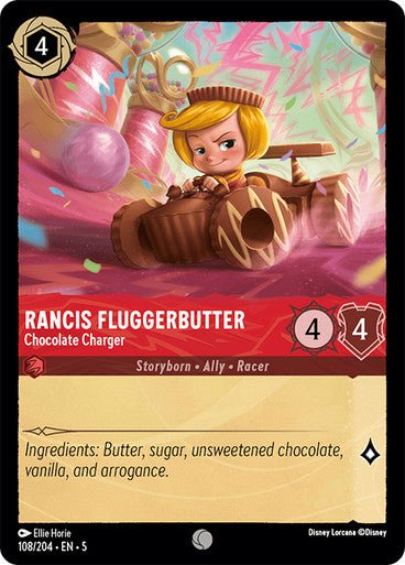 Rancis Fluggerbutter - Chocolate Charger (Non - foil ) - Con T de Tlacuache - Ravensburger