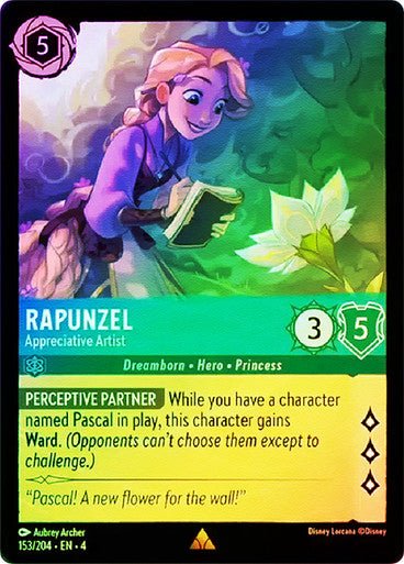 Rapunzel - Appreciative Artist ( Cold Foil ) | Ravesburger - Con T de Tlacuache - Ravensburger